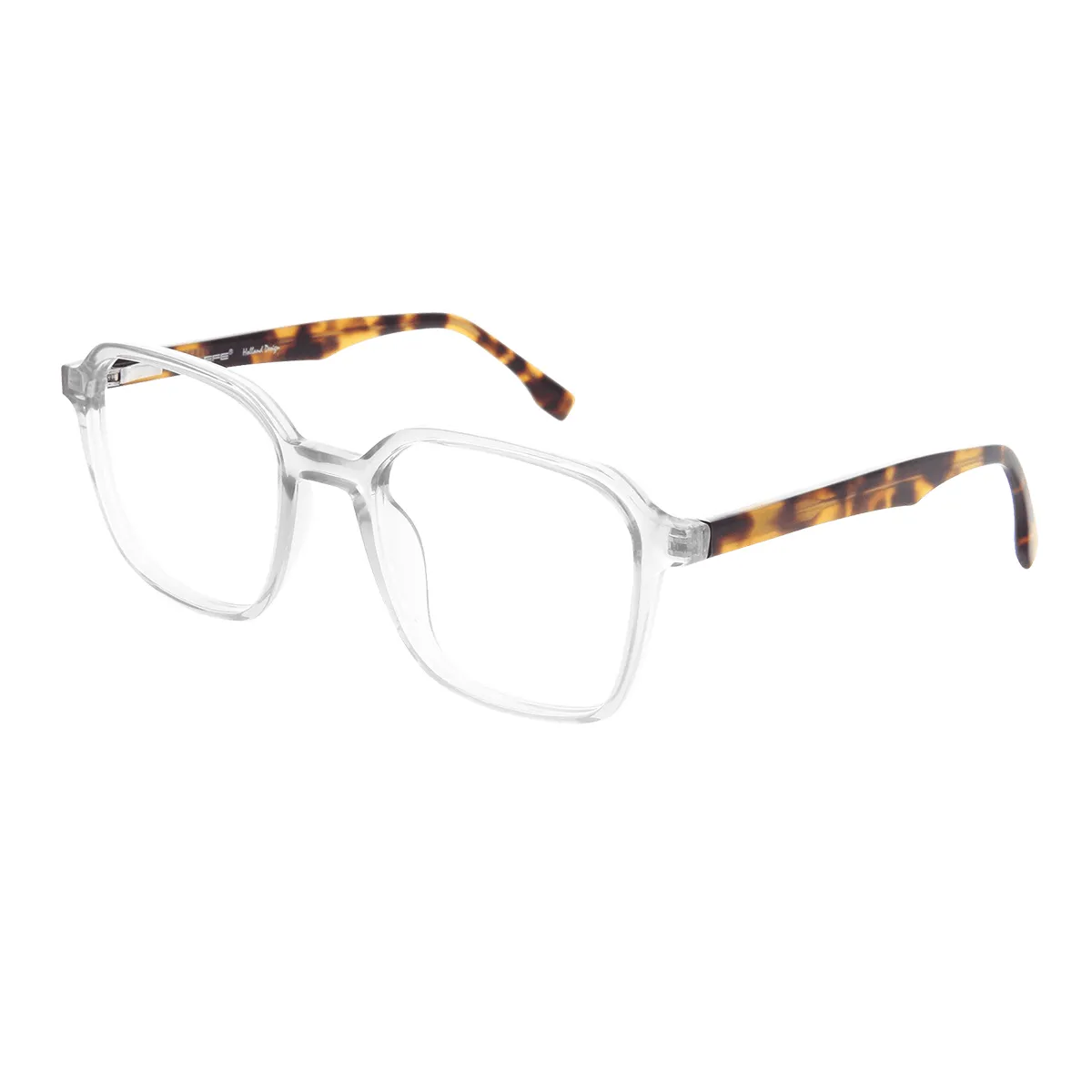 Guthrie - Square Translucent Glasses for Men & Women - EFE
