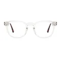 Annette - Oval Translucent Glasses for Women