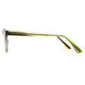 Annette - Oval Green Glasses for Women