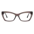 Eloise - Cat-eye Gray Glasses for Women
