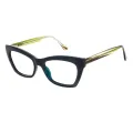 Eloise - Cat-eye Green Glasses for Women