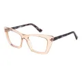 Alberta - Cat-eye Brown Glasses for Women