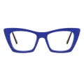 Alberta - Cat-eye Blue Glasses for Women