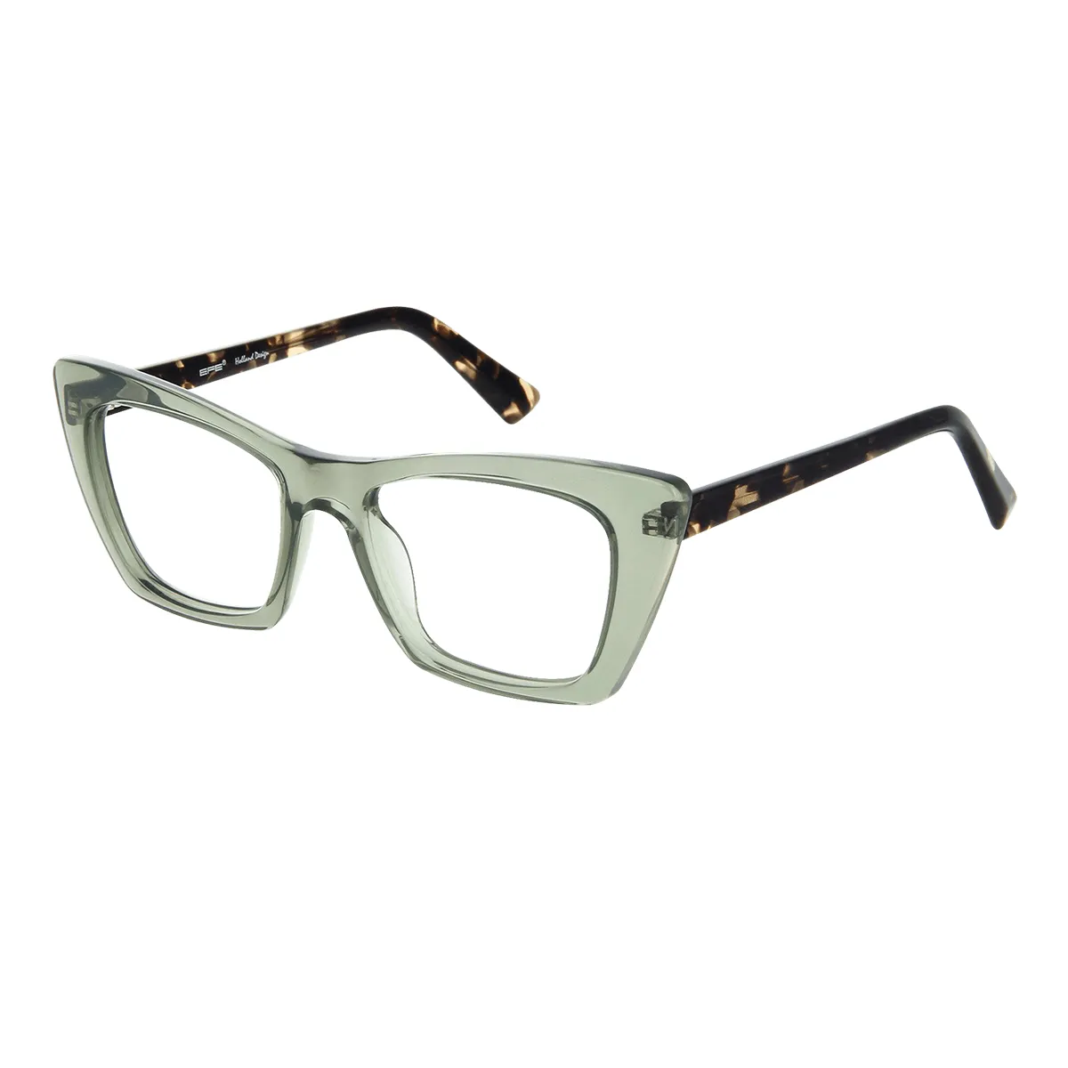 Alberta - Cat-eye Green Glasses for Women
