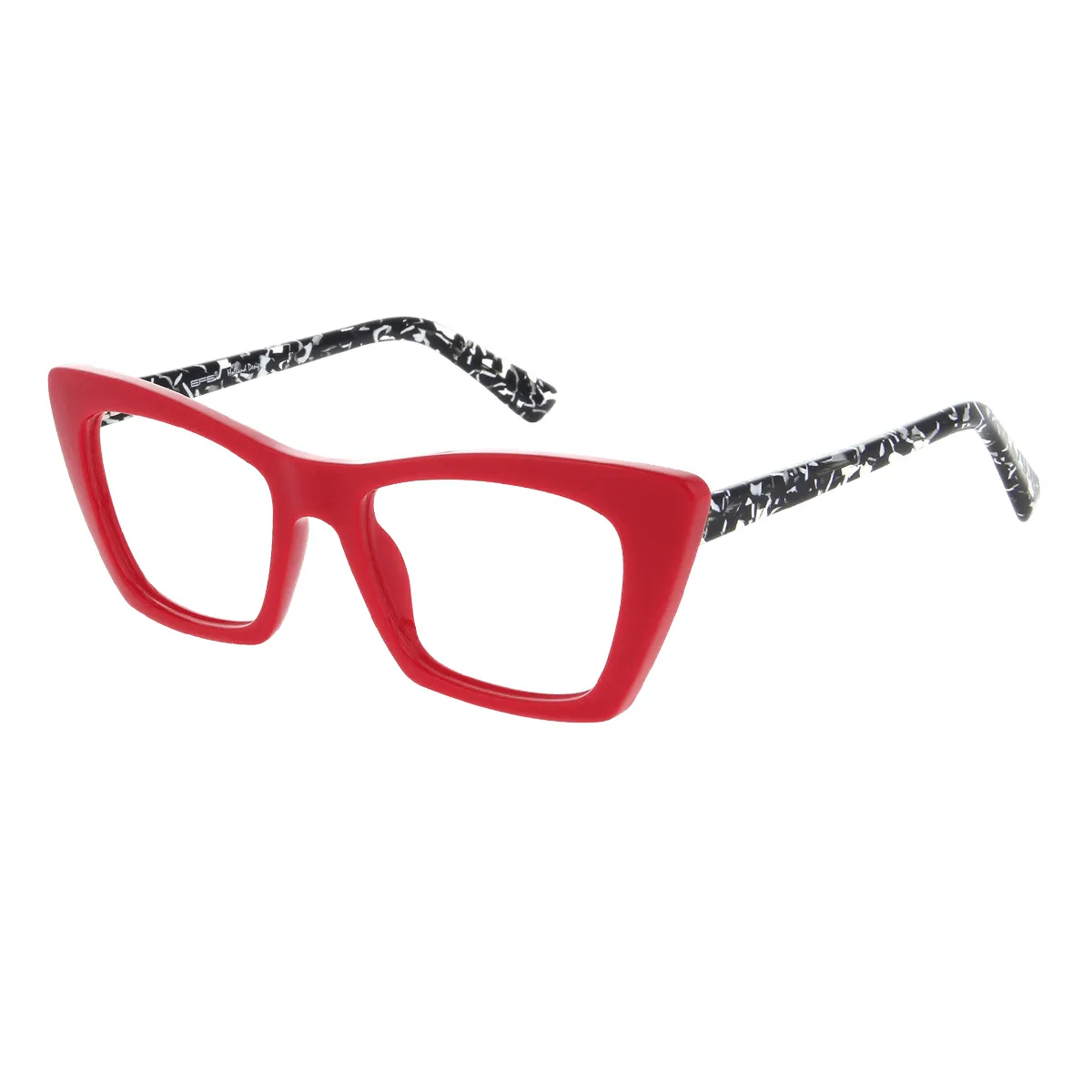 Alberta - Cat-eye Red Glasses for Women