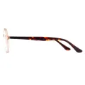 Deanna - Round Pink Glasses for Women