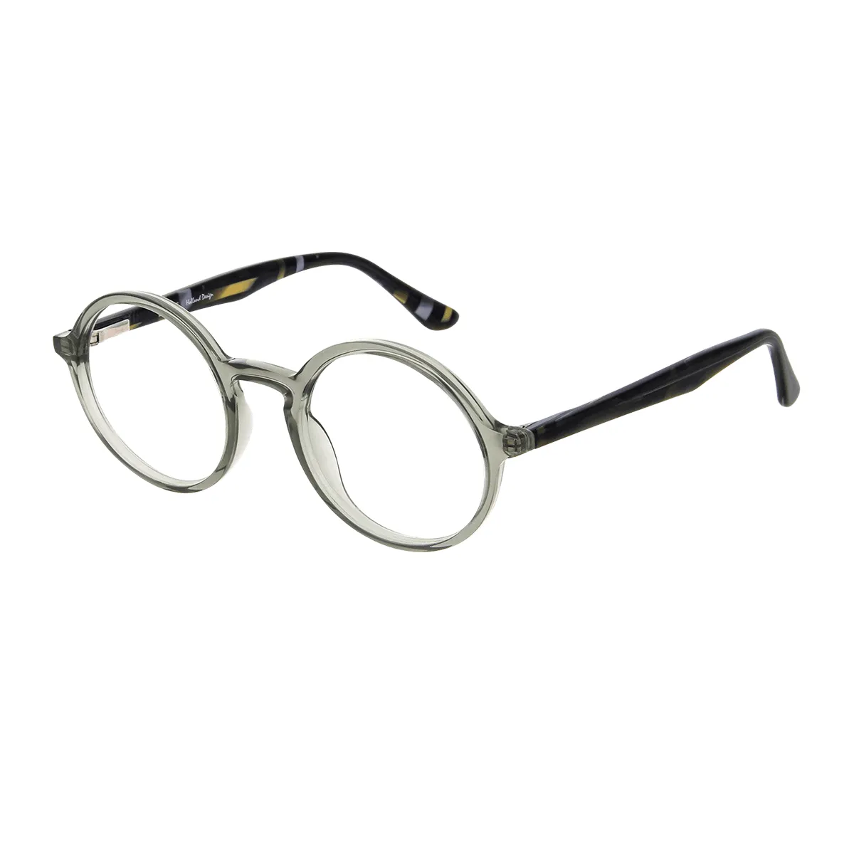 Fashion Round Gray Glasses for Women