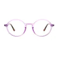 Deanna - Round Purple Glasses for Women