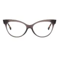 Ricarda - Cat-eye Gray Glasses for Women