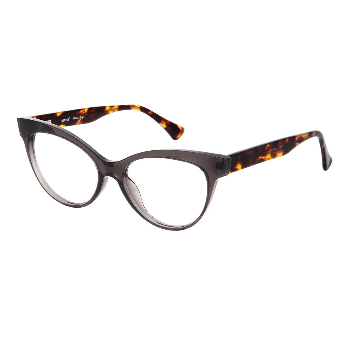 Ricarda - Cat-eye Gray Glasses for Women - EFE