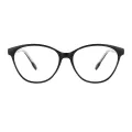 Asa - Oval Transparent Glasses for Women