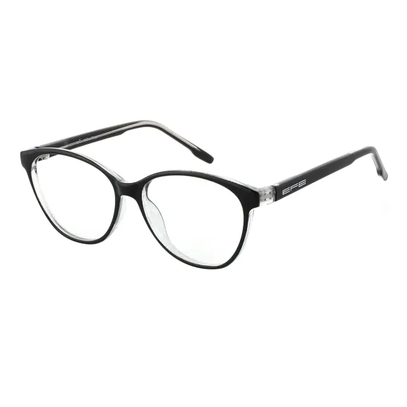 oval transparent eyeglasses