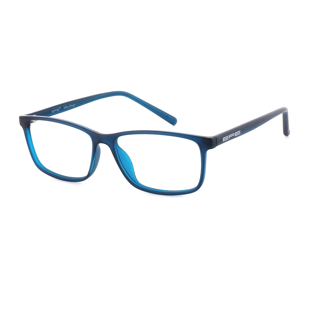 Grier - Rectangle Blue Glasses for Men & Women