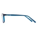 Grier - Rectangle Blue Glasses for Men & Women