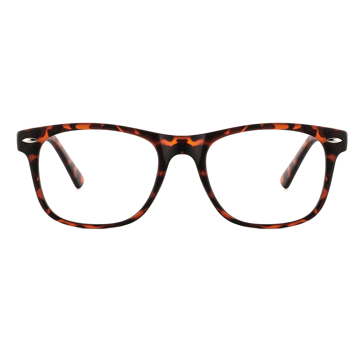 rectangle black-transparent eyeglasses