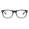 Downey - Square Black Glasses for Men & Women
