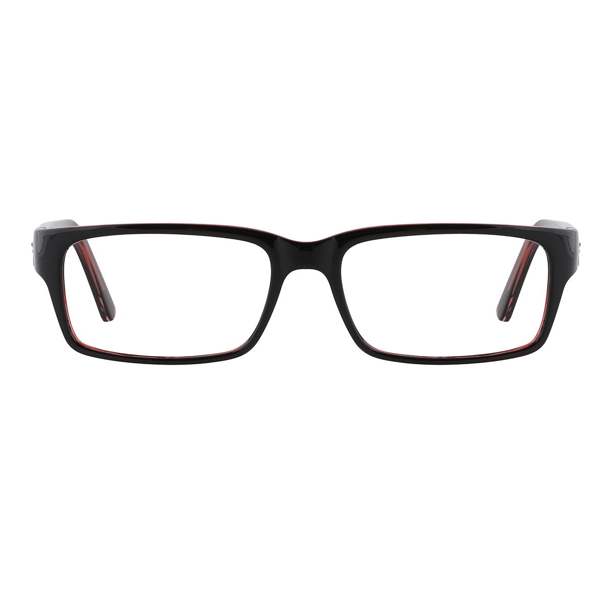 Tracy Rectangle Black Red Glasses For Men And Women Efe 2607