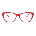 Haines - Cat-eye Red Glasses for Women