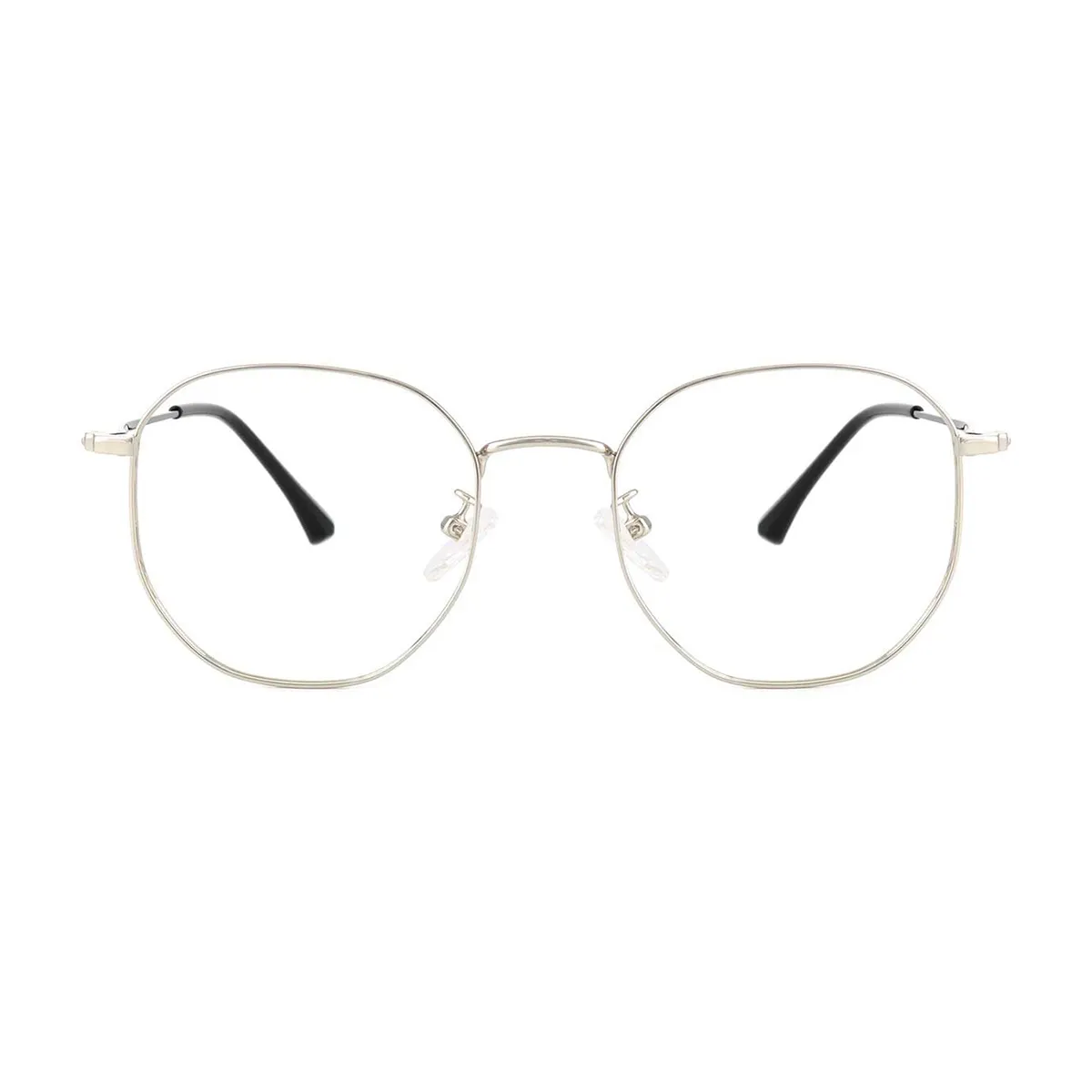 Classic Geometric Silver  Eyeglasses for Women & Men