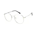 Whitman - Geometric Silver Glasses for Women
