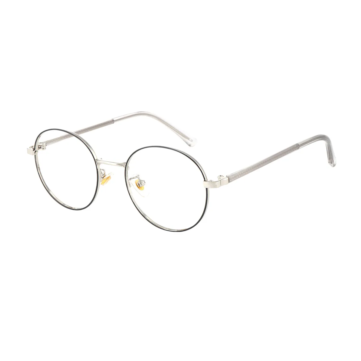 Fashion Round Silver Eyeglasses for Women & Men