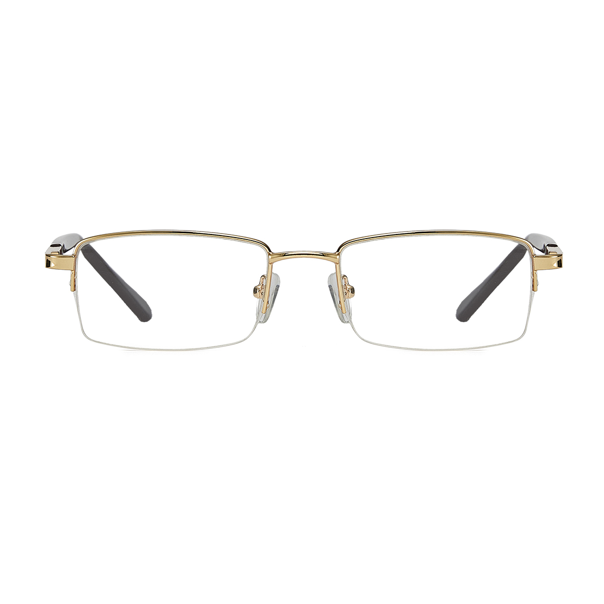 rectangle gold eyeglasses