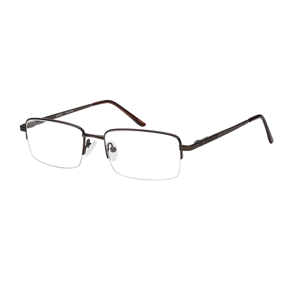 Kermit - Rectangle Brown Glasses for Men