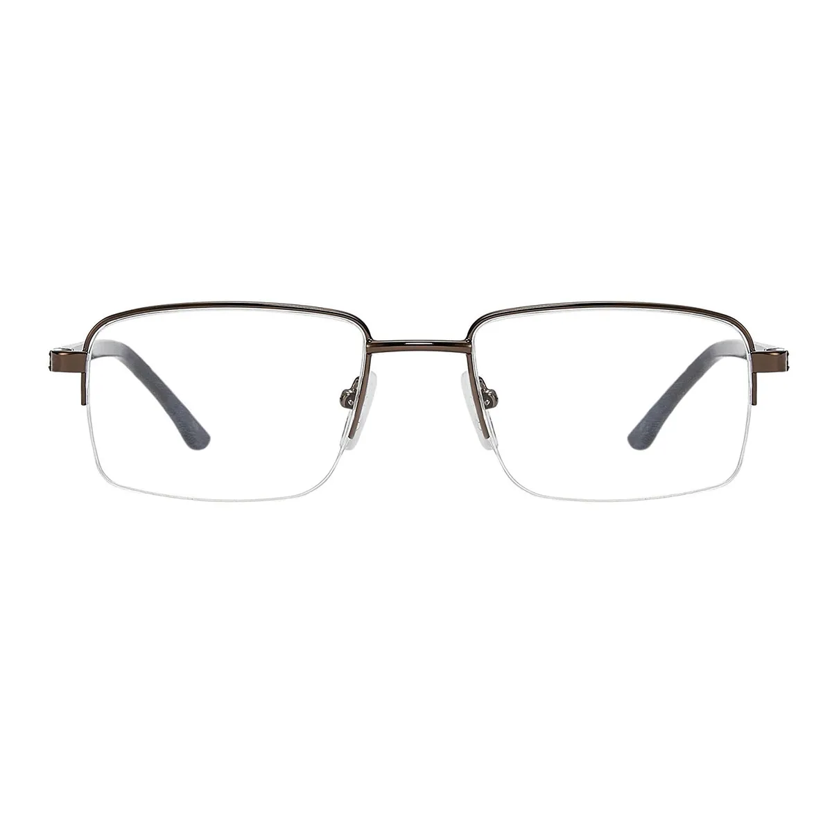 Business Rectangle Silver  Eyeglasses for Men