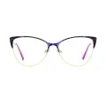 Nicola - Cat-eye Blue Glasses for Women