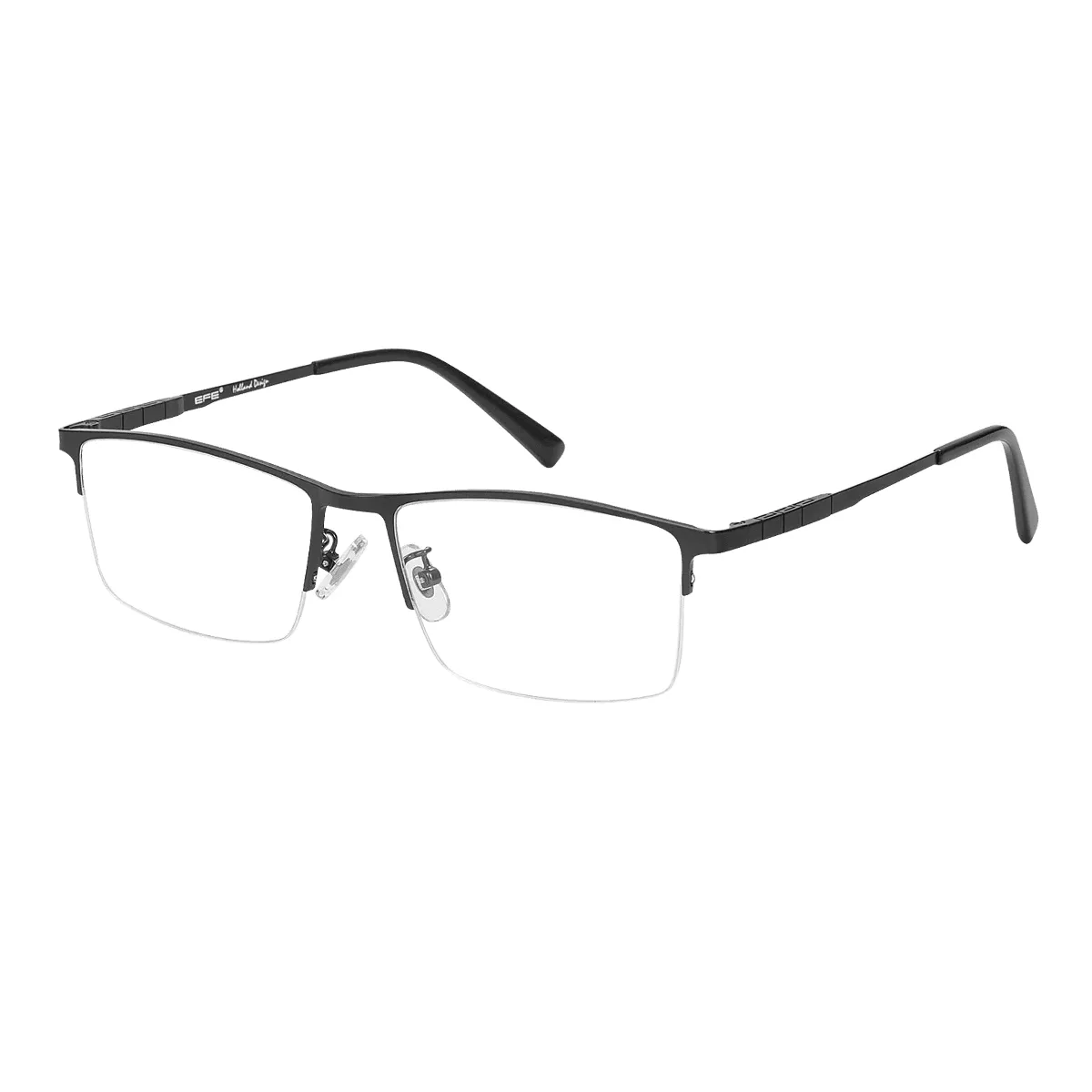 Clifford - Browline Black Glasses for Men