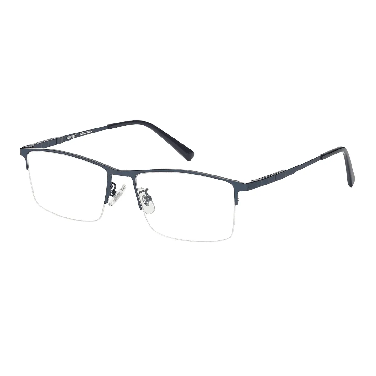 Clifford - Browline Blue Glasses for Men