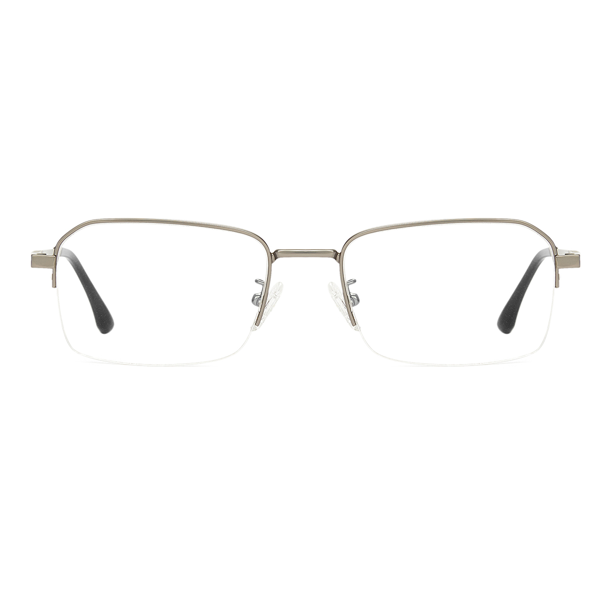 rectangle gunmetal eyeglasses