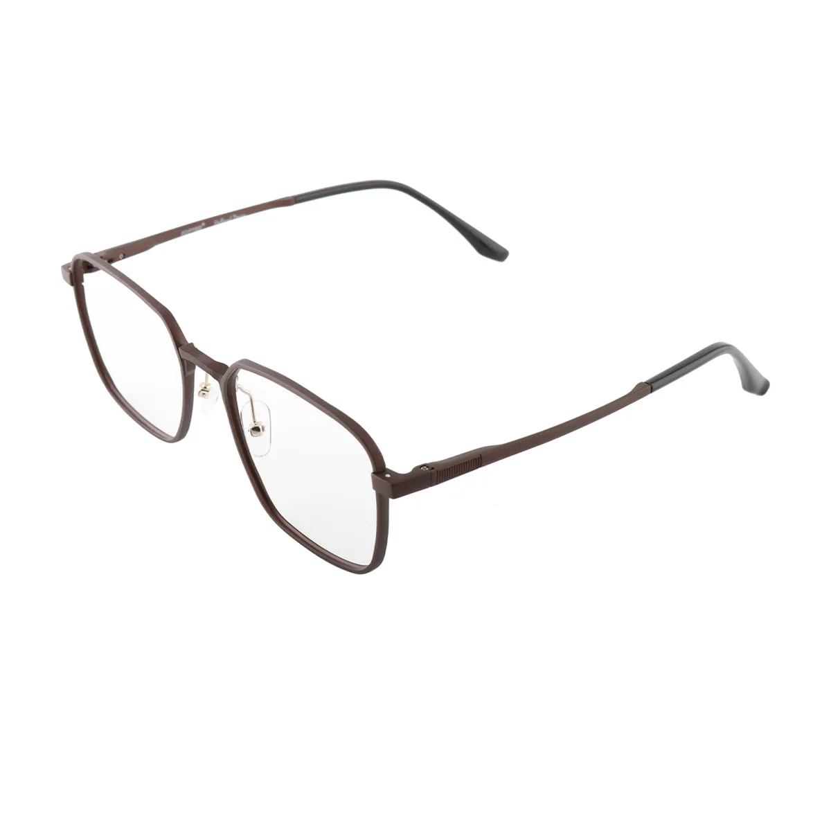 Arnott - Square Brown Glasses for Men - EFE