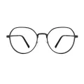 Castro - Geometric Black Glasses for Men & Women