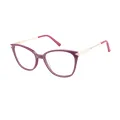 Iona - Square Purple Glasses for Women