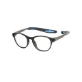 Karen - Oval Black-Blue Glasses for Men