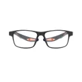 Rankin - Rectangle Black-Orange Glasses for Men