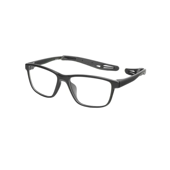 rectangle black-gray eyeglasses