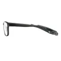 Weeks - Rectangle Black-Gray Glasses for Men