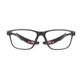 Weeks - Rectangle Black-Red Glasses for Men