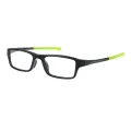 Arch - Rectangle Black-Green Glasses for Men & Women