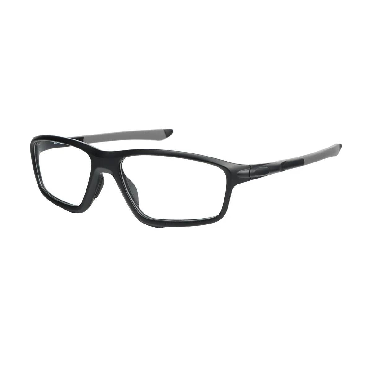 George - Rectangle Black-Gray Glasses for Men & Women - EFE