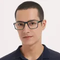 Darwin - Square Black-Gray Glasses for Men