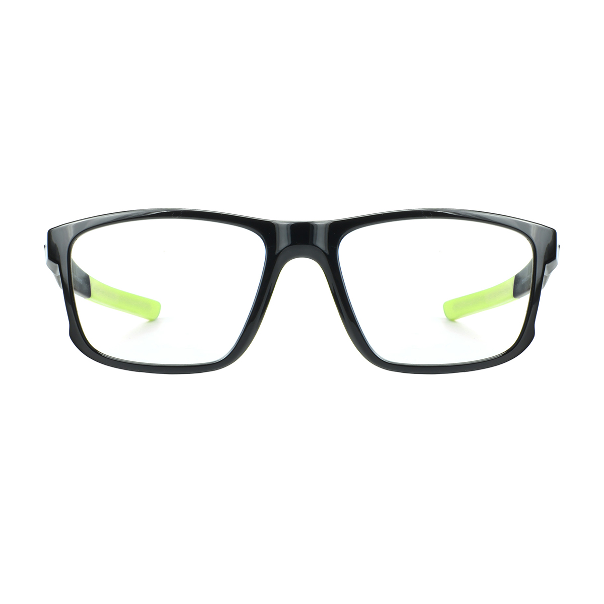 rectangle black-red eyeglasses