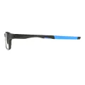 Myron - Rectangle Black-Blue Glasses for Men