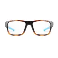 Hawthorne - Square Tortoiseshell-Blue Glasses for Men