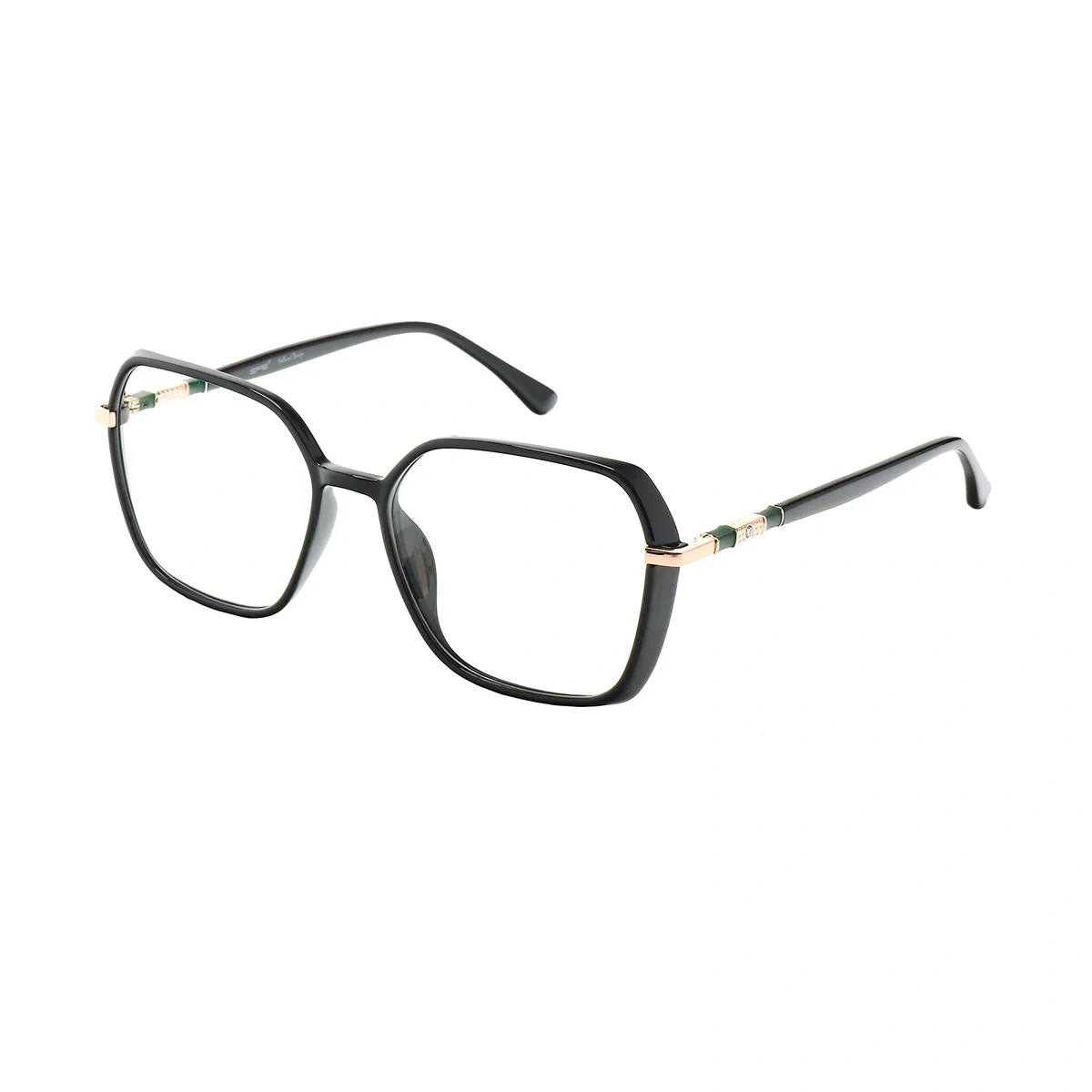 Jillian - Square Black Glasses for Women