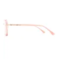 Jillian - Square Pink Glasses for Women