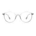 Maxine - Round Translucent Glasses for Women