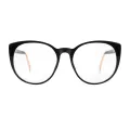 Kirsten - Oval Black Glasses for Women